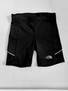 The North Face Black Running Shorts with Reflective Accents